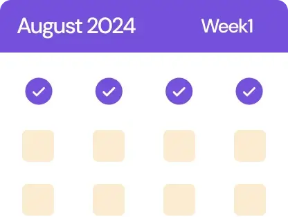 consistent schedule illustration